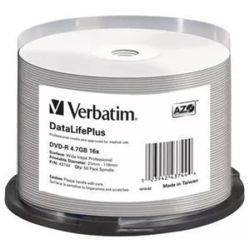 Verbatim DataLifePlus 4.7 GB DVD-R 50 tk