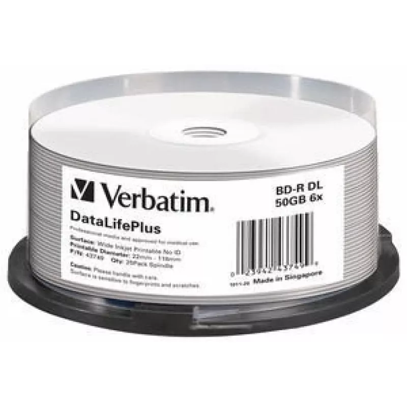 Verbatim DataLifePlus BD-R 50 GB 25 tk