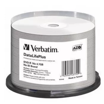 Verbatim DataLifePlus 4,7 GB DVD-R 50 tk