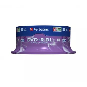 Verbatim DVD+R Double Layer 8x matt-hõbedane 25 tk spindel