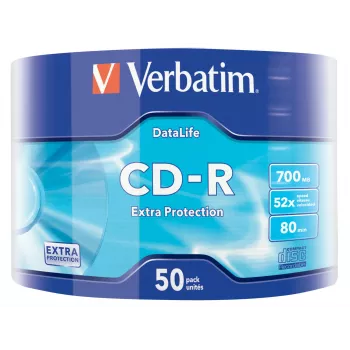 Verbatim CD-R Extra Protection 700 MB 52x 50 tk