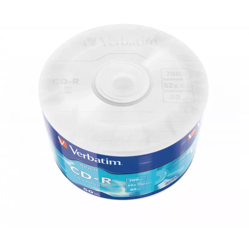 Verbatim CD-R Extra Protection 700 MB 52x 50 tk