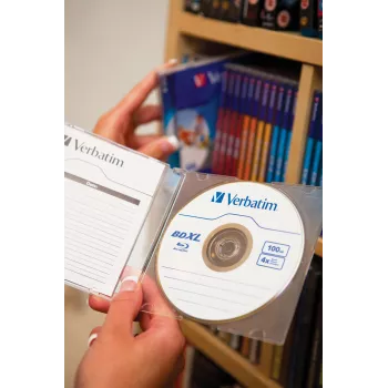 Verbatim BD-R XL 100GB* 4x Wide Inkjet Printable 5 Pack Jewel Case