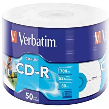 Verbatim 50x CD-R 700 MB 52x 50 tk