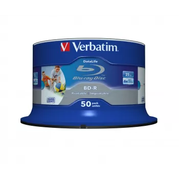 Verbatim 43812 tühi Blu-ray plaat BD-R 25 GB 50 tk