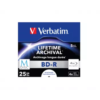 Verbatim M-Disc 4x BD-R 25 GB 5 tk