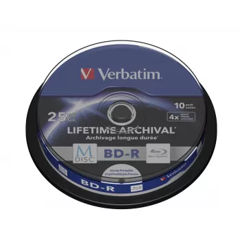 Verbatim M-Disc 4x BD-R 25 GB 10 tk