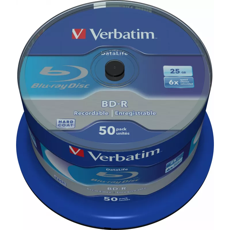 Verbatim Datalife 6x BD-R 25 GB 50 tk