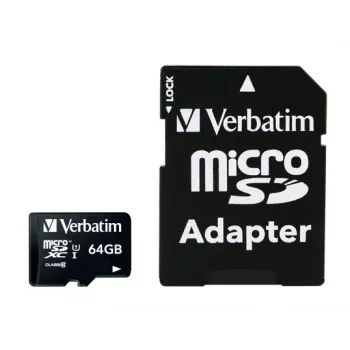 Flash-mälu Verbatim Premium 64GB MicroSDXC klass 10