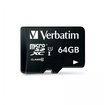 Flash-mälu Verbatim Premium 64GB MicroSDXC klass 10
