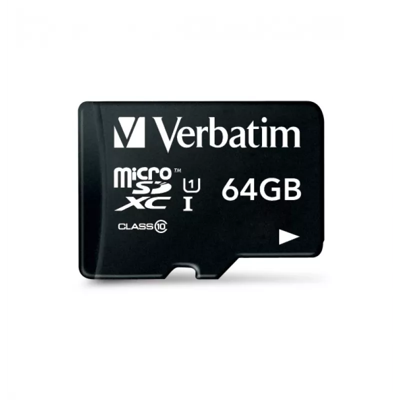 Flash-mälu Verbatim Premium 64GB MicroSDXC klass 10