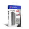 Verbatim Vx500 1 TB USB USB-C 3.2 Gen 2 (3.1 Gen 2) Hõbedane