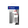 Verbatim Vx500 1 TB USB USB-C 3.2 Gen 2 (3.1 Gen 2) Hõbedane