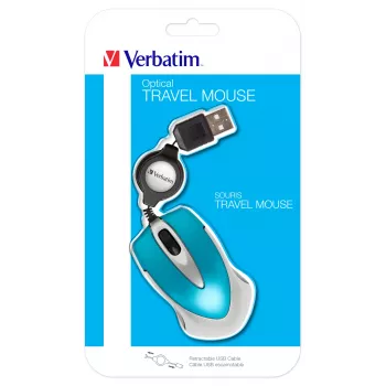 Verbatim Go Mini hiir kontori jaoks mõlemakäeline USB Type-A optiline 1000 DPI