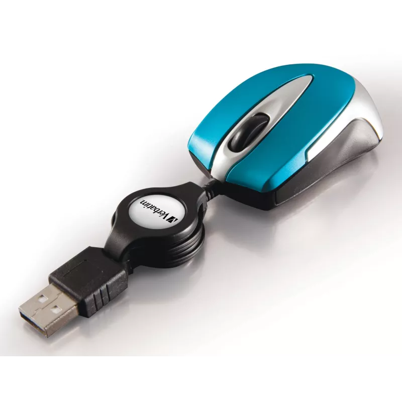 Verbatim Go Mini hiir kontori jaoks mõlemakäeline USB Type-A optiline 1000 DPI