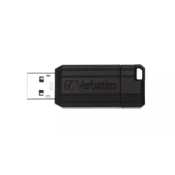 Verbatim PinStripe - USB-mälupulk 32 GB - Must, 32 GB, USB Type-A, 2.0, 10 MB/s, liugtüüpi, Must