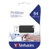 Verbatim PinStripe - USB-mälupulk 64 GB - Must