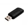 Verbatim PinStripe – USB-mälupulk 128 GB – Must