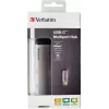 Verbatim 49140 sülearvuti dokk/pordireplikaator USB 3.2 Gen 1 (3.1 Gen 1) USB-C