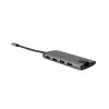Verbatim 49142 sülearvuti dokk/pordireplikaator USB 3.2 Gen 1 (3.1 Gen 1) USB-C must, hõbedane