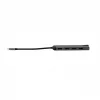 Verbatim 49142 sülearvuti dokk/pordireplikaator USB 3.2 Gen 1 (3.1 Gen 1) USB-C must, hõbedane