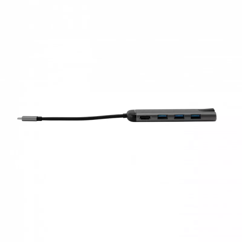 Verbatim 49142 sülearvuti dokk/pordireplikaator USB 3.2 Gen 1 (3.1 Gen 1) USB-C must, hõbedane