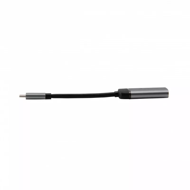 Verbatim 49143 videokaabliadapter 0,1 m USB USB-C HDMI Must, Hõbedane