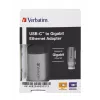 Verbatim 49146 sülearvuti dokkimisjaam/pordireplikaator USB 3.2 Gen 1 (3.1 Gen 1) USB-C must, hõbedane