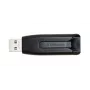 Verbatim V3 - USB 3.0 mälupulk 128 GB - Must, 128 GB, USB Type-A, 3.2 Gen 1 (3.1 Gen 1), 80 MB/s, liuguriga, must