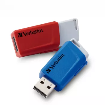 Verbatim Store 'n' Click - USB 2.0 Drive 3.2 GEN1 - 2x32 GB - punane/sinine