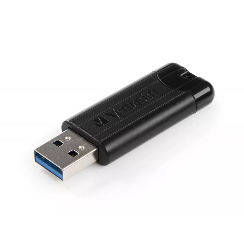 Verbatim PinStripe 3.0 - USB 3.0 mälupulk 128 GB – must