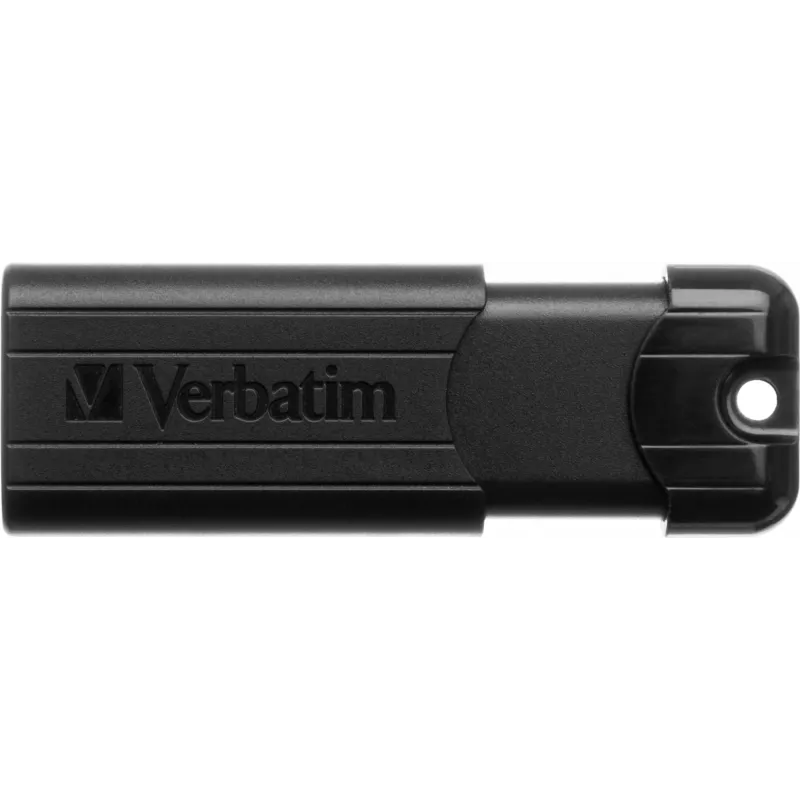 Verbatim PinStripe 3.0 - USB 3.0 mälupulk 128 GB – must