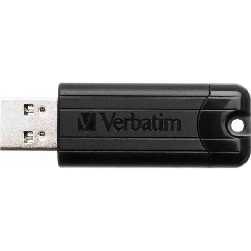 Verbatim PinStripe 3.0 - USB 3.0 mälupulk 128 GB – must