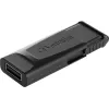 Verbatim Slider – USB-mälupulk 128 GB – must, 128 GB, 2.0, liugur, 8 g, must