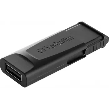 Verbatim Slider – USB-mälupulk 128 GB – must, 128 GB, 2.0, liugur, 8 g, must