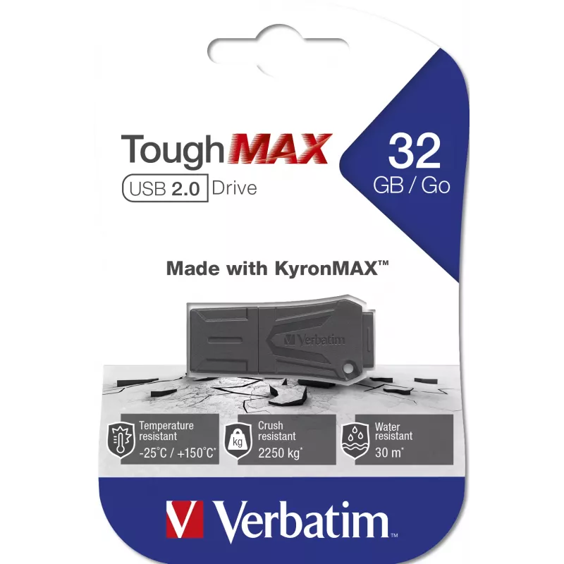 Verbatim ToughMAX - USB Drive 32 GB - Must