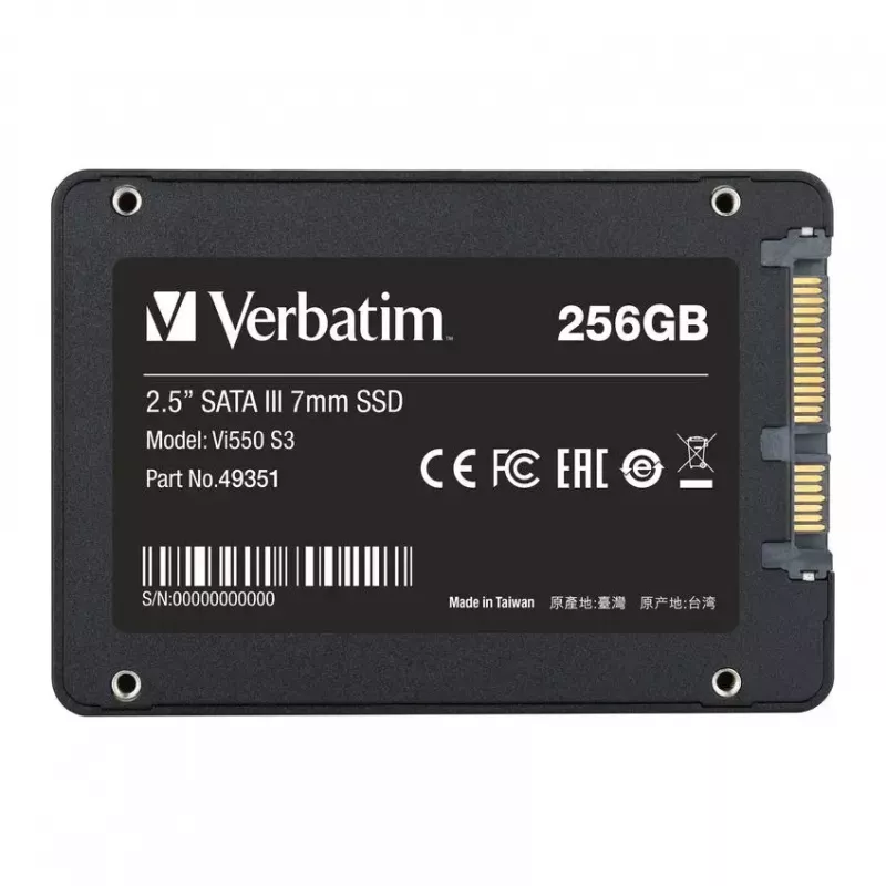 SSD-ketas Verbatim 256GB 2,5-tolline SATA Vi550 S3