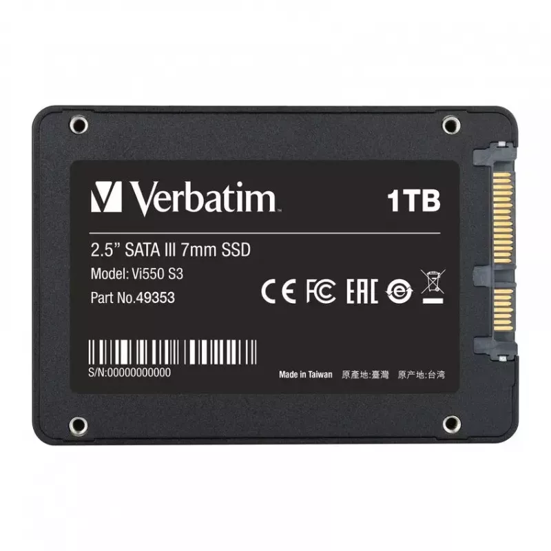 SSD-ketas Verbatim 1 TB 2,5-tolline SATA Vi550 S3