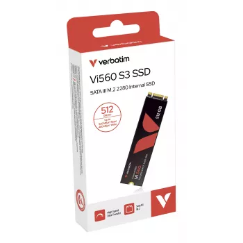 SSD-ketas Verbatim 512 GB M.2 6 Gbit/s Vi560 S3