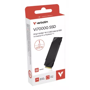 Verbatim Vi7000G PCIe NVMe M.2 SSD 1 TB – ülim mängulahendus