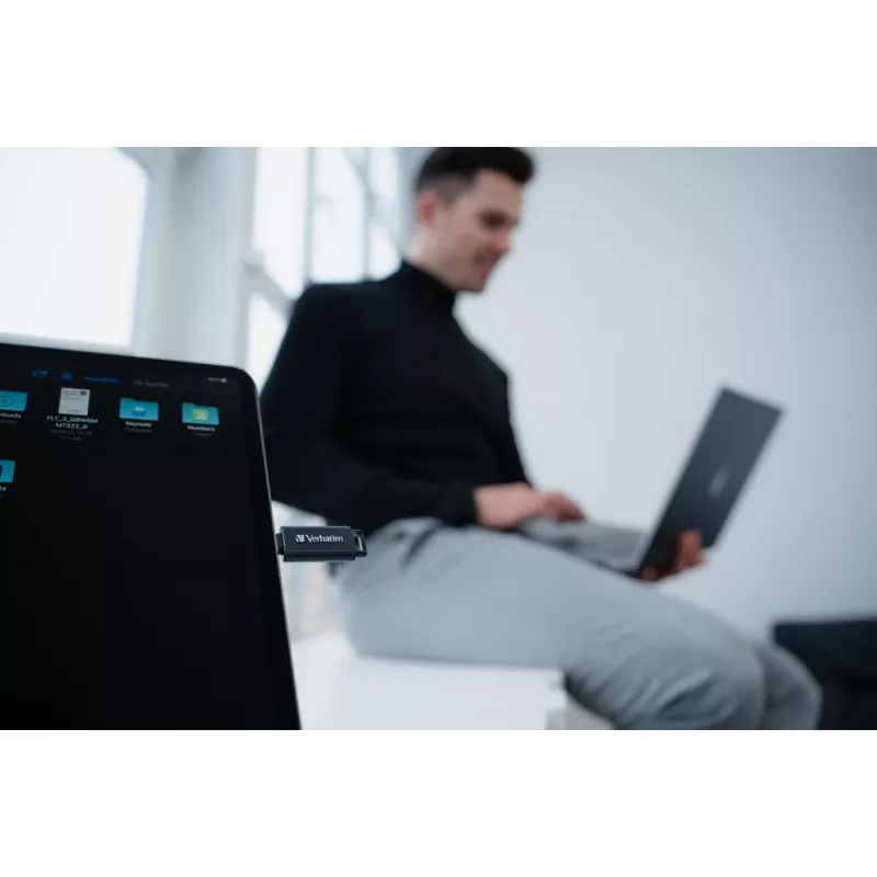 Verbatim Store 'n' Go USB-mälupulk 64 GB USB USB-C 3.2 Gen 1 (3.1 Gen 1) Must
