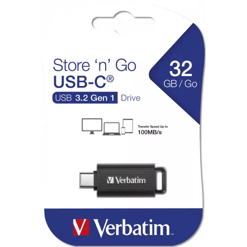 Verbatim Store 'n' Go USB-mälupulk 128 GB USB USB-C 3.2 Gen 1 (3.1 Gen 1) must