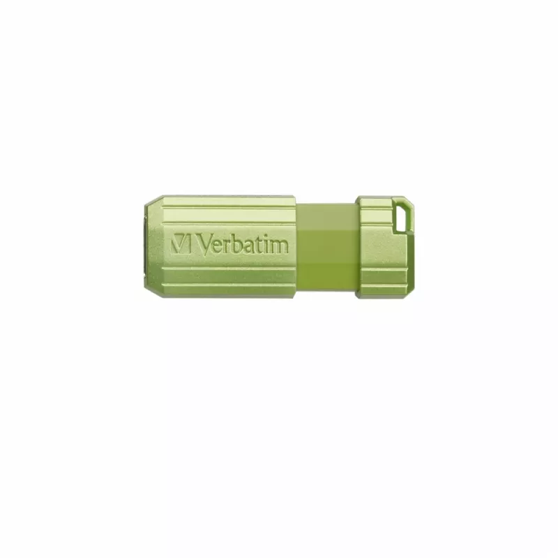 Verbatim PinStripe USB-mälupulk, 128 GB, USB tüüp-A, 2.0, roheline