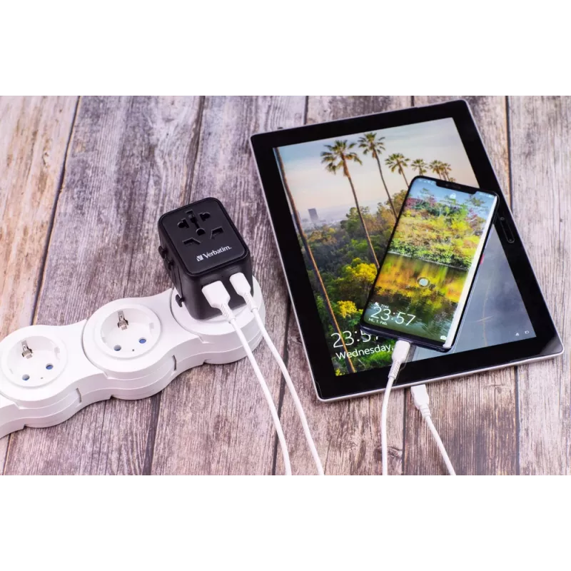 Verbatim 49544 toitepistiku adapter Universal Must