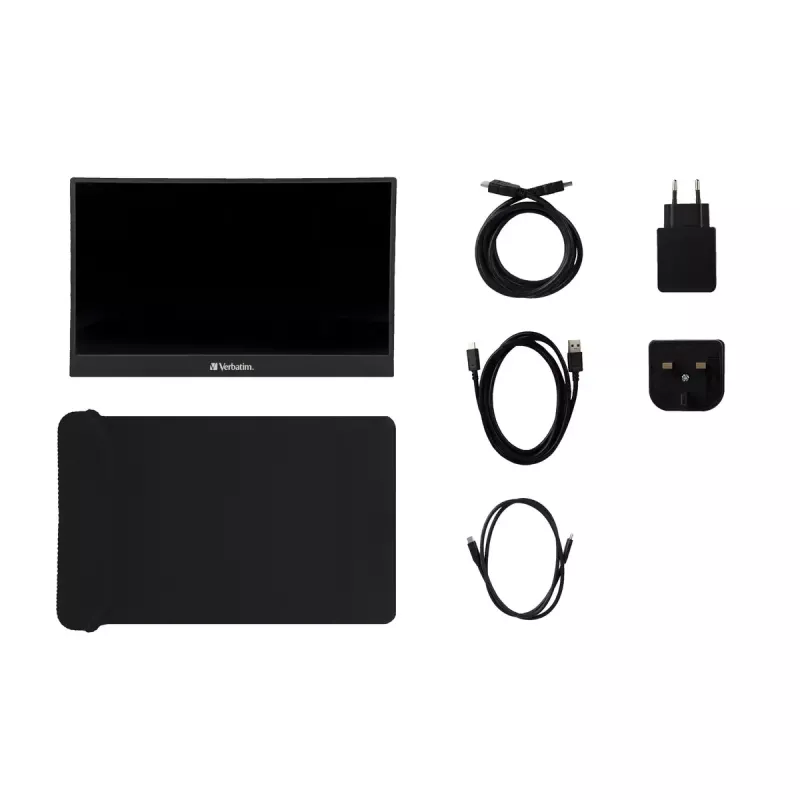 Verbatim 49590 arvutimonitor 35,6 cm (14″) 1920 x 1080 pikslit Full HD LCD Must