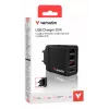 Verbatim 49700 mobiilseadme laadija Universal Must vahelduvvool Kiirlaadimine Siseruumides