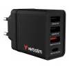 Verbatim 49700 mobiilseadme laadija Universal Must vahelduvvool Kiirlaadimine Siseruumides