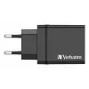 Verbatim 49700 mobiilseadme laadija Universal Must vahelduvvool Kiirlaadimine Siseruumides
