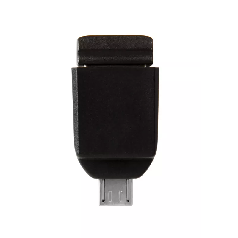 Verbatim Nano – USB 2.0 mälupulk Micro USB-adapteriga 32 GB – must