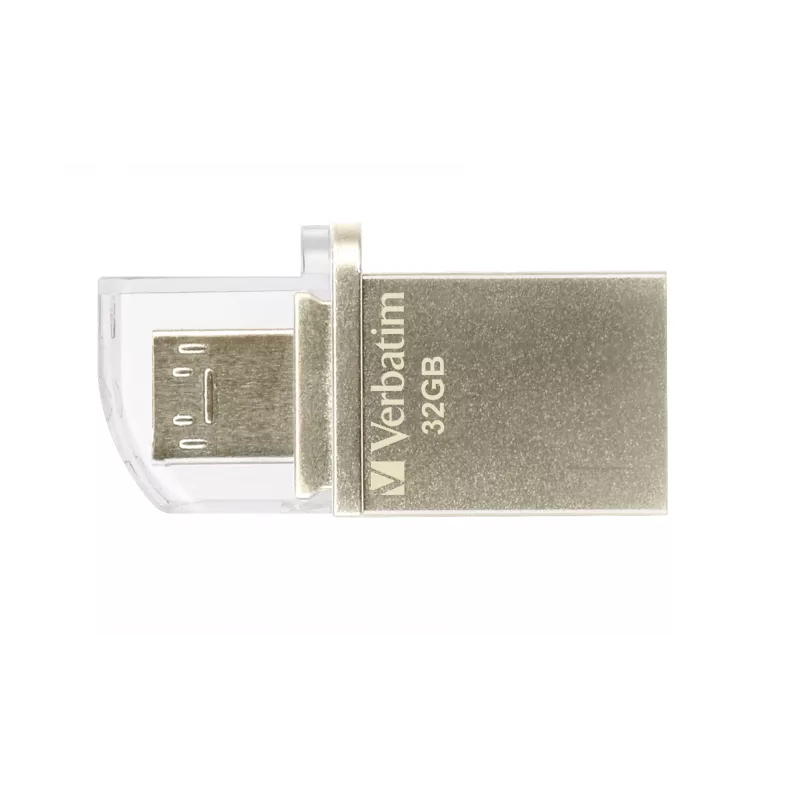Verbatim Store 'n' Go OTG Micro USB-mälupulk 32 GB USB tüüp-A / Micro-USB 3.2 Gen 1 (3.1 Gen 1) Hõbedane